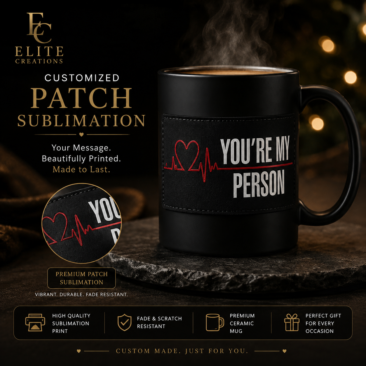Patch Sublimation Mug